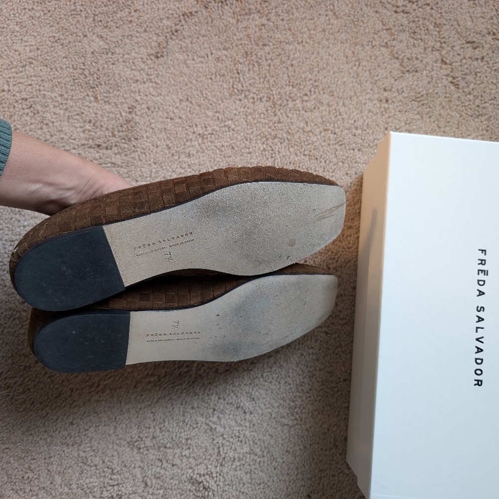 Jada Square-Toe Flat by Freda Salvador - 7.5 - Picture 3 of 8